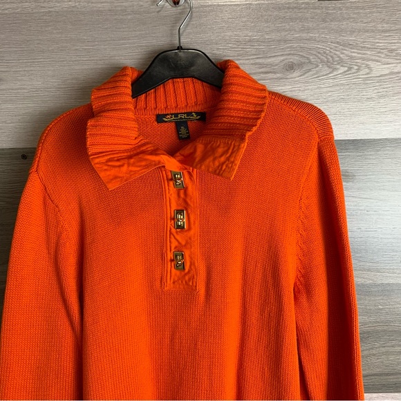 Orange RALPH LAUREN Knit Sweater - Picture 7 of 10